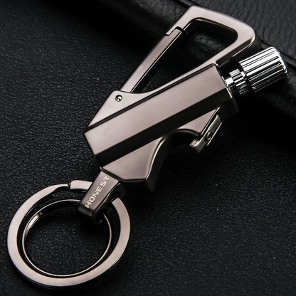 3-in-1 Survival Match Keychain