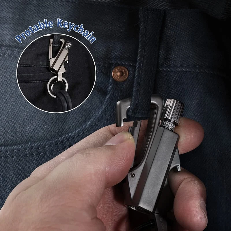 3-in-1 Survival Match Keychain