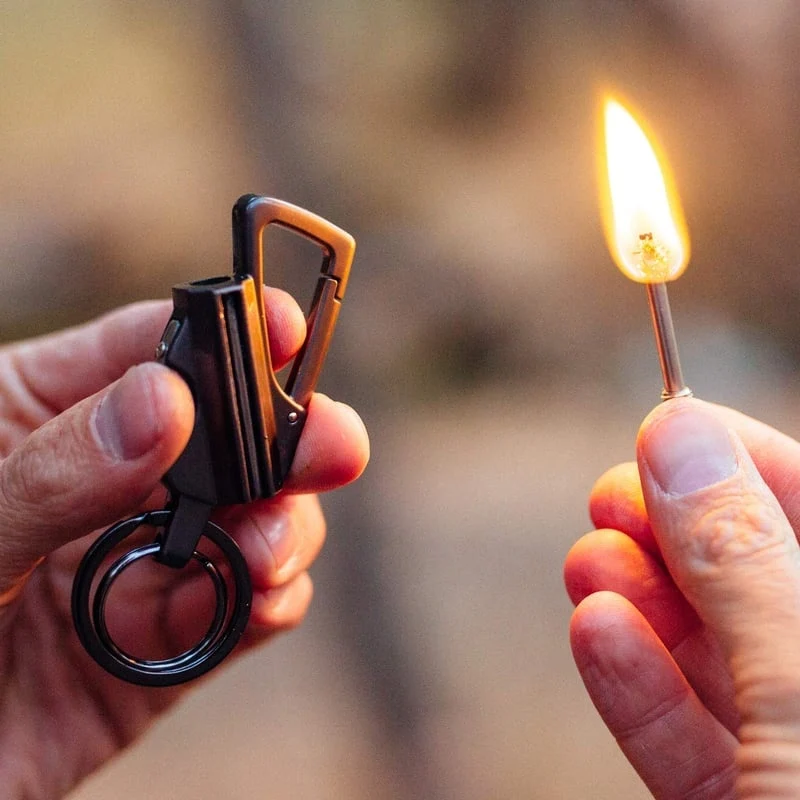 3-in-1 Survival Match Keychain