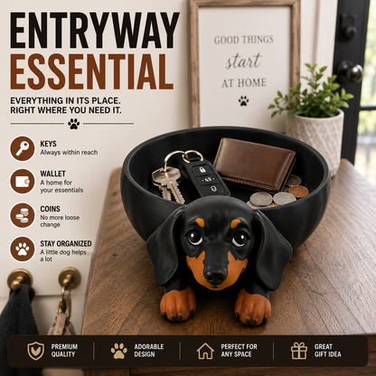 dachshund catch all tray